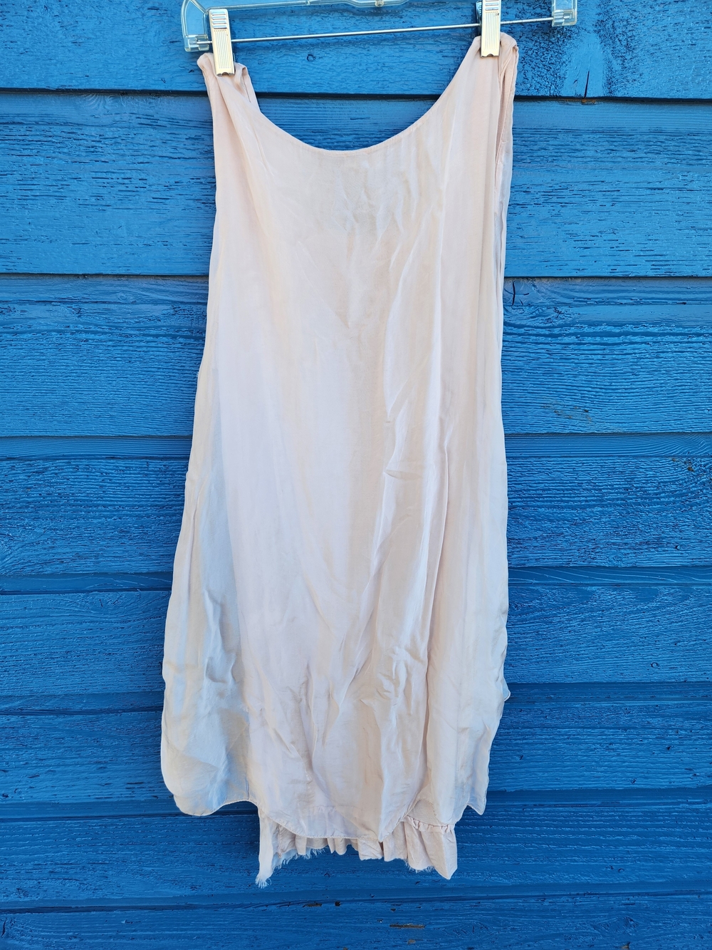 SAGA Pale Pink Layered Sleeveless Tank Dress - Picture 7 of 7